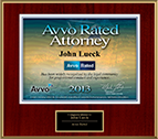 Avvo Rated 2013