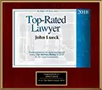 Top Rated Lawyer John d. Lueck 2018